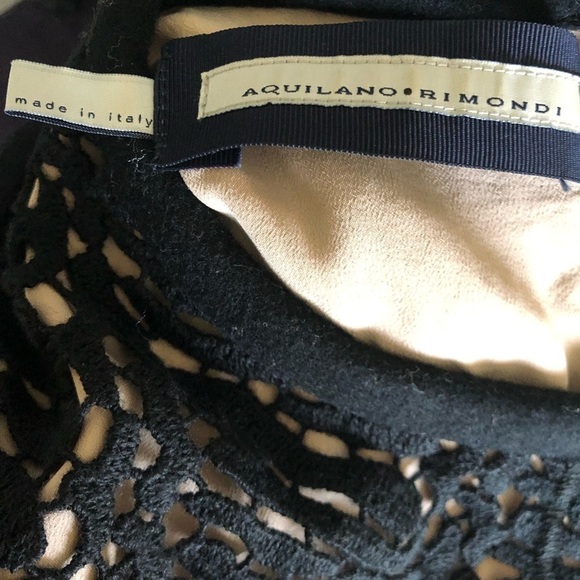 Aquilano Rimondi wool blend lace midi pencil dress - Picture 6 of 7